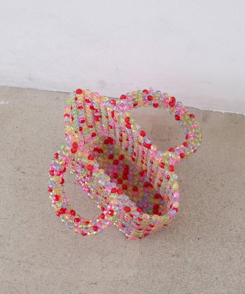 EFOLE（エフォル）の「Beads mini tote bag / ビーズ ミニ トート バッグ（トートバッグ・レディース・その他4/グレー・FREE）」の7枚目の写真