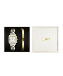 CLUSE | 「CLUSE/クルース」 グラシューズ ペティット バイカラーゴールドシルバー スネークチェーンブレスレット ギフトボックス(アナログ腕時計)