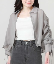 archives | ドロストスリーブショートシャツ(シャツ/ブラウス)