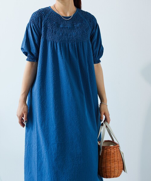 B:MING by BEAMS(ビーミングバイビームス)の「B:MING by BEAMS / サッカー ワンピース(ワンピース・レディース・ブルー/ネイビー・MEDIUM/SMALL)」の6枚目の写真