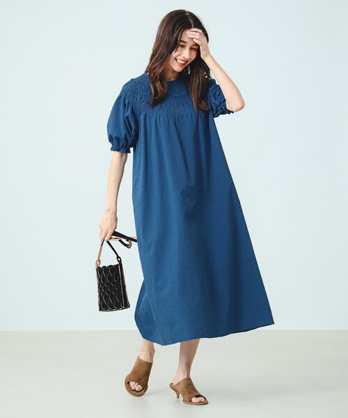 B:MING by BEAMS(ビーミングバイビームス)の「B:MING by BEAMS / サッカー ワンピース(ワンピース・レディース・ブルー/ネイビー・MEDIUM/SMALL)」の10枚目の写真