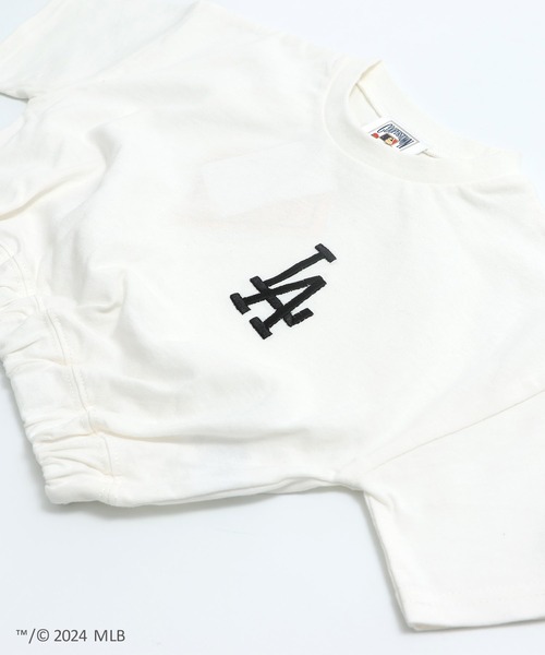 セール】MLB ロゴ ショート丈Tシャツ（Tシャツ/カットソー