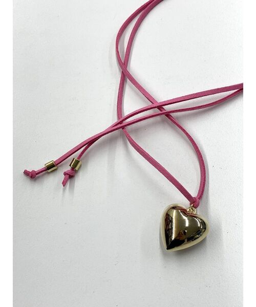 jouetie(ジュエティ)の「ハートモチーフリボンチョーカー(チョーカー・レディース・ブラック/ピンク/グレー・FREE)」の1枚目の写真