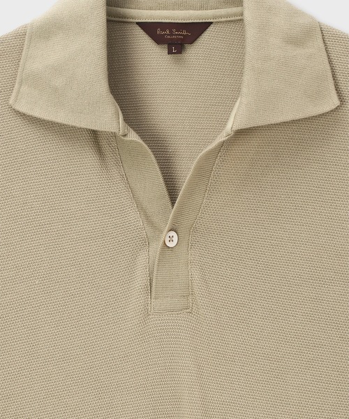 Paul Smith COLLECTION（ポールスミスコレクション）の「アメリカン・シーアイランドコットン ポロシャツ / 144303 J2402（ポロシャツ・メンズ・スミクロ/カーキブラウン・LARGE/MEDIUM）」の3枚目の写真