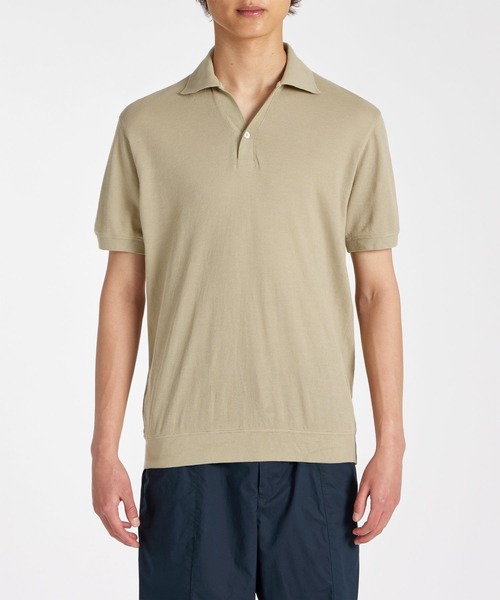 Paul Smith COLLECTION（ポールスミスコレクション）の「アメリカン・シーアイランドコットン ポロシャツ / 144303 J2402（ポロシャツ・メンズ・スミクロ/カーキブラウン・LARGE/MEDIUM）」の9枚目の写真