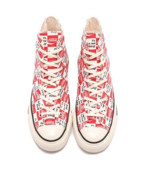 CONVERSE(コンバース)の「CONVERSE ALL STAR US Coca-Cola CK HI / コンバース オールスター US コカ・コーラ CK ハイ(スニーカー・メンズ・レッド・28.0cm/27.0cm/26.0cm/25.5cm/29.0cm)」の2枚目の写真