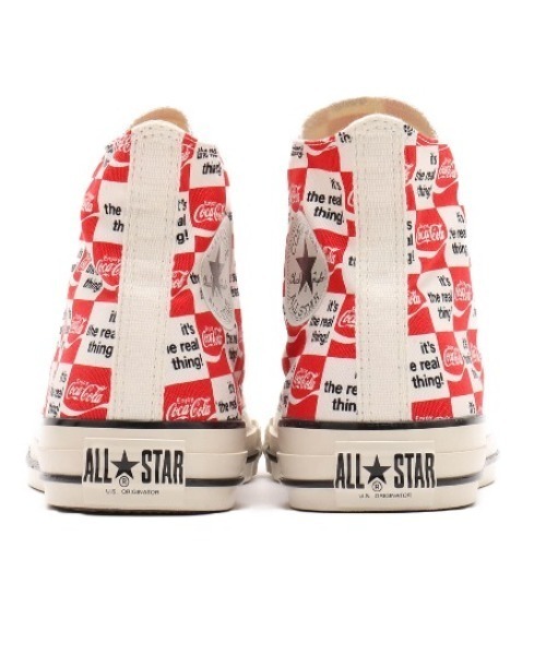 CONVERSE(コンバース)の「CONVERSE ALL STAR US Coca-Cola CK HI / コンバース オールスター US コカ・コーラ CK ハイ(スニーカー・メンズ・レッド・28.0cm/27.0cm/26.0cm/25.5cm/29.0cm)」の3枚目の写真