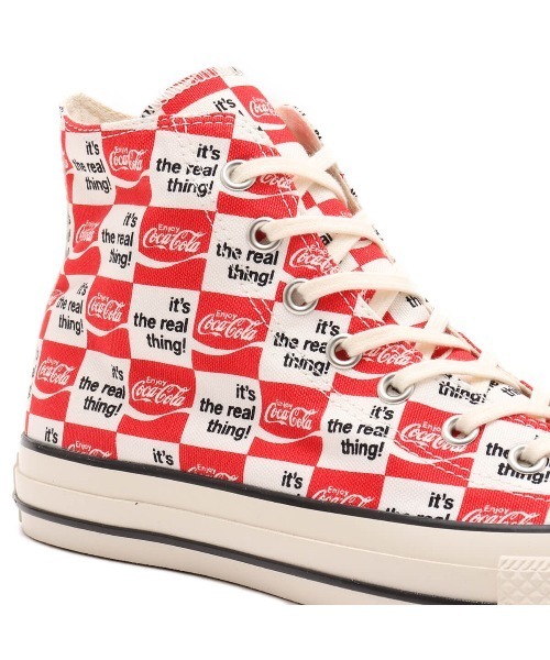 CONVERSE(コンバース)の「CONVERSE ALL STAR US Coca-Cola CK HI / コンバース オールスター US コカ・コーラ CK ハイ(スニーカー・メンズ・レッド・28.0cm/27.0cm/26.0cm/25.5cm/29.0cm)」の7枚目の写真