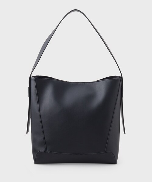 OPAQUE.CLIP（オペークドットクリップ）の「◆雑材合皮コンビワンショルダーバッグ（ショルダーバッグ・レディース・ベージュ/アイボリー/ブラック・00）」の7枚目の写真