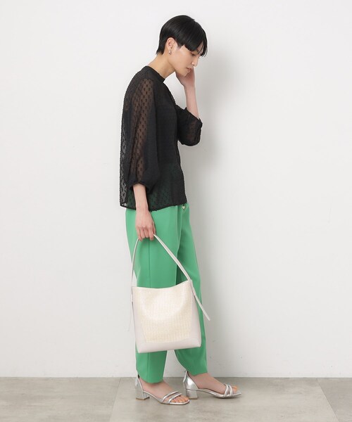 OPAQUE.CLIP（オペークドットクリップ）の「◆雑材合皮コンビワンショルダーバッグ（ショルダーバッグ・レディース・ベージュ/アイボリー/ブラック・00）」の14枚目の写真