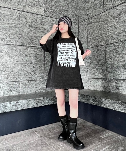 Figments（フィグメンツ）の「ビジューロゴTシャツ（Tシャツ/カットソー・レディース・ブラック・FREE）」の8枚目の写真