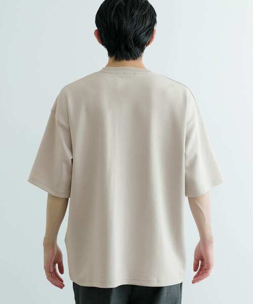 ITEMS URBANRESEARCH（アイテムズ アーバンリサーチ）の「スフレダンボール クルーネック ポケットTシャツ（Tシャツ/カットソー・メンズ・ミント/オフホワイト/グレー系その他/ブラック・LARGE/MEDIUM）」の10枚目の写真