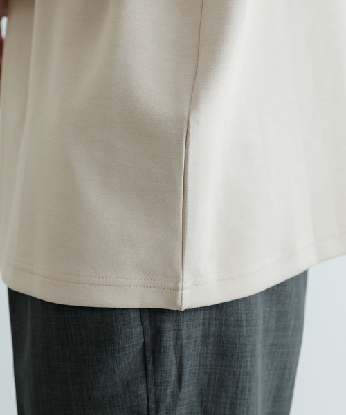 ITEMS URBANRESEARCH（アイテムズ アーバンリサーチ）の「スフレダンボール クルーネック ポケットTシャツ（Tシャツ/カットソー・メンズ・ミント/オフホワイト/グレー系その他/ブラック・LARGE/MEDIUM）」の6枚目の写真