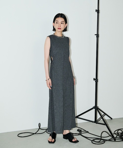 ✳️人気新作 新品 A.L.C エーエルシー　ロングワンピース ⭐️25新作 ♡ A.L.C 青ストライプ柄ロングワンピース 新品