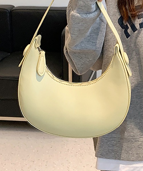 LANCEL ✨激レア 超希少品✨ ワンショルダー ハーフムーン トートバッグ シンセティックレザーナイロンコンビハーフムーンバッグ