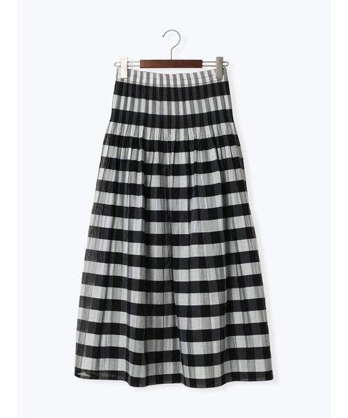 Te chichi(テチチ)の「チェック×ストライプリバーシブルスカート(スカート・レディース・ブラック/ネイビー・F)」の21枚目の写真