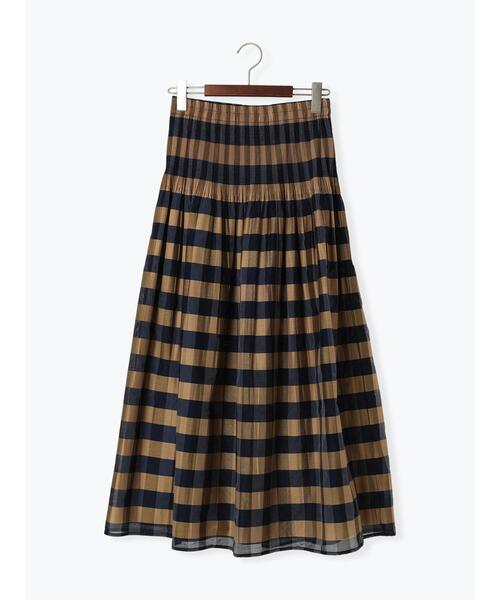 Te chichi(テチチ)の「チェック×ストライプリバーシブルスカート(スカート・レディース・ブラック/ネイビー・F)」の22枚目の写真