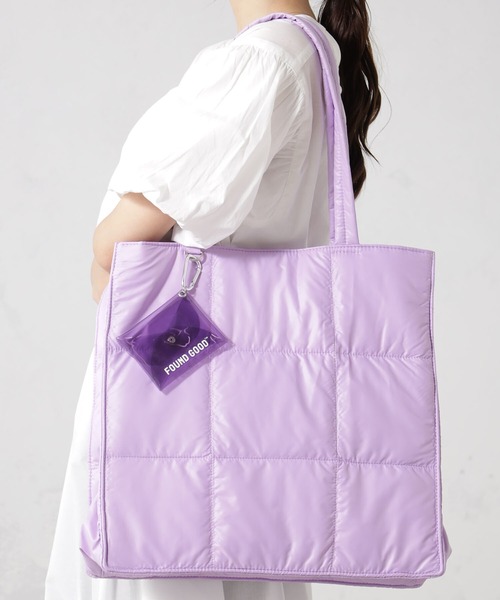 FOUND GOOD（ファウンドグッド）の「【推し活コレクション】キルティングマルチバッグ（ハンドバッグ・レディース・ブラック/パープル系5/ブルー系5/イエロー系5/レッド系5/ピンク系5・FREE）」の3枚目の写真