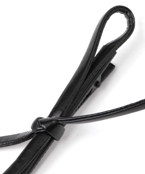 LAKOLE（ラコレ）の「細リボンヘアクリップ2 / 120816（バレッタ/ヘアクリップ・レディース・その他1/ブラック・FREE）」の6枚目の写真