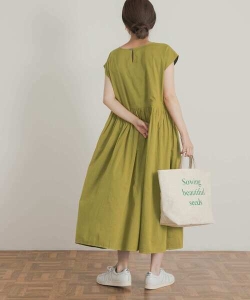 URBAN RESEARCH DOORS（アーバンリサーチドアーズ）の「コットンボイルリバーシブルワンピース（ワンピース・レディース・ブラック系その他/イエロー系その他/ブルー系その他・MEDIUM）」の8枚目の写真