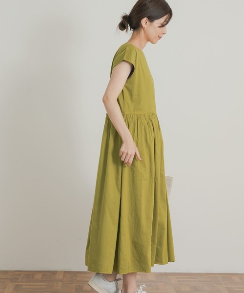 URBAN RESEARCH DOORS（アーバンリサーチドアーズ）の「コットンボイルリバーシブルワンピース（ワンピース・レディース・ブラック系その他/イエロー系その他/ブルー系その他・MEDIUM）」の9枚目の写真