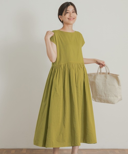 URBAN RESEARCH DOORS（アーバンリサーチドアーズ）の「コットンボイルリバーシブルワンピース（ワンピース・レディース・ブラック系その他/イエロー系その他/ブルー系その他・MEDIUM）」の10枚目の写真