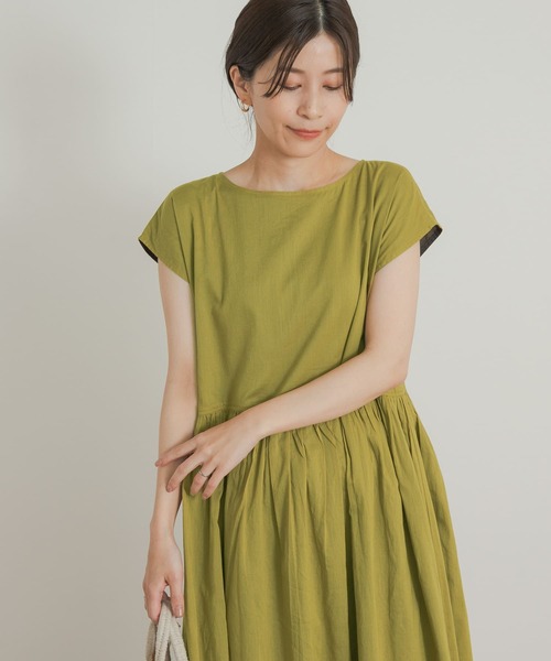 URBAN RESEARCH DOORS（アーバンリサーチドアーズ）の「コットンボイルリバーシブルワンピース（ワンピース・レディース・ブラック系その他/イエロー系その他/ブルー系その他・MEDIUM）」の12枚目の写真