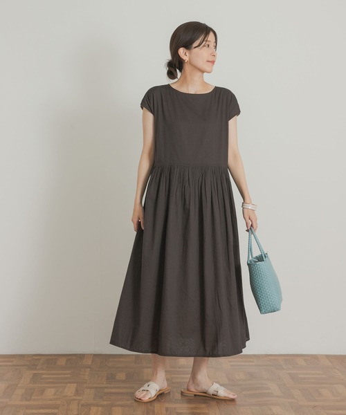 URBAN RESEARCH DOORS（アーバンリサーチドアーズ）の「コットンボイルリバーシブルワンピース（ワンピース・レディース・ブラック系その他/イエロー系その他/ブルー系その他・MEDIUM）」の14枚目の写真