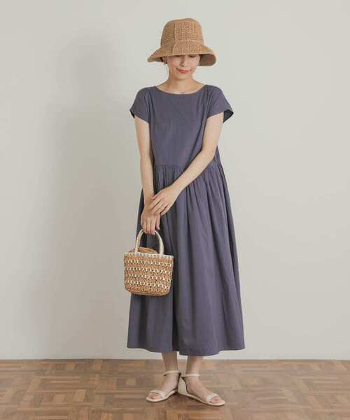 URBAN RESEARCH DOORS（アーバンリサーチドアーズ）の「コットンボイルリバーシブルワンピース（ワンピース・レディース・ブラック系その他/イエロー系その他/ブルー系その他・MEDIUM）」の21枚目の写真