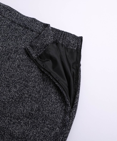 AMELY(エミリー)の「ツイードセットアップ(セットアップ・レディース・ネイビー/グレー/アイボリー/ピンク/ベージュ・M/L)」の11枚目の写真