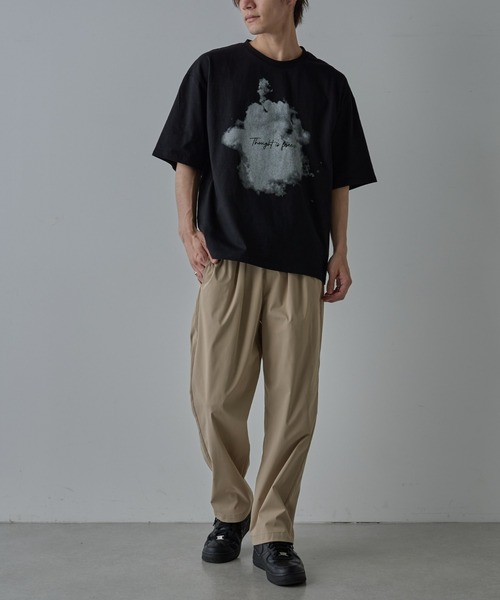 COLONY 2139（コロニートゥーワンスリーナイン）の「スモークプリントTシャツ（Tシャツ/カットソー・メンズ・ブラック/ホワイト・MEDIUM/LARGE）」の20枚目の写真