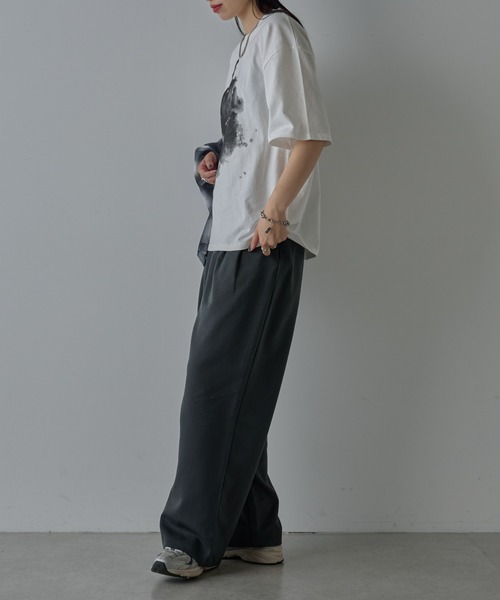 COLONY 2139（コロニートゥーワンスリーナイン）の「スモークプリントTシャツ（Tシャツ/カットソー・メンズ・ブラック/ホワイト・MEDIUM/LARGE）」の15枚目の写真