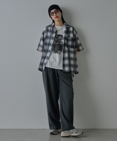 COLONY 2139（コロニートゥーワンスリーナイン）の「スモークプリントTシャツ（Tシャツ/カットソー・メンズ・ブラック/ホワイト・MEDIUM/LARGE）」の12枚目の写真