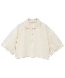 CLANE CROPPED POLO TOPS クラネ ポロシャツ CLANE/クラネ】CROPPED POLO TOPS/クロップドポロトップス
