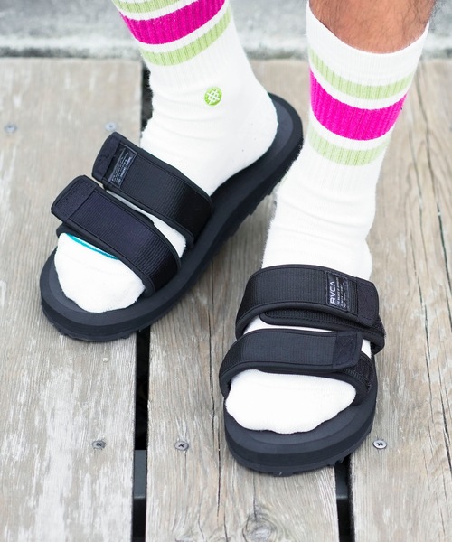 RVCA（ルーカ）の「RVCA メンズ PEAK SANDAL サンダル 【2024年夏モデル】/ルーカストラップサンダル（サンダル・メンズ・ブラック・11/8/10/9）」の13枚目の写真