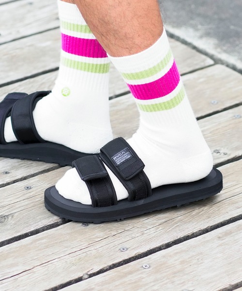 RVCA（ルーカ）の「RVCA メンズ PEAK SANDAL サンダル 【2024年夏モデル】/ルーカストラップサンダル（サンダル・メンズ・ブラック・11/8/10/9）」の14枚目の写真