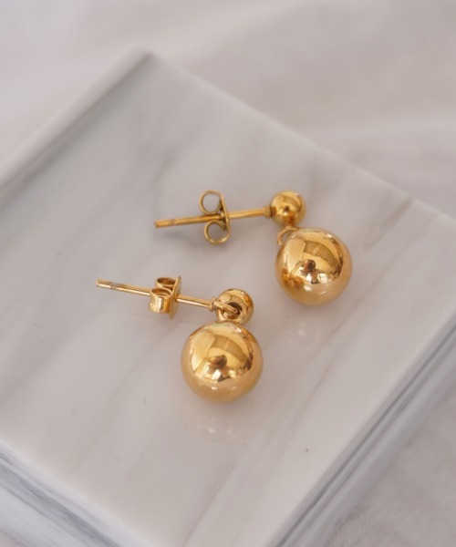 ammy.(エイミードット)の「【 ammy. / エイミードット 】ドロップ ピアス / ステンレス(ピアス(両耳用)・レディース・ゴールド/シルバー・FREE)」の7枚目の写真