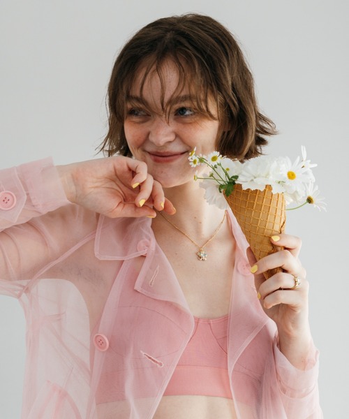 ANU（アヌ）の「joy's flower necklace - ジョイズフラワーネックレス（ネックレス・レディース・シルバー/ゴールド・FREE）」の3枚目の写真