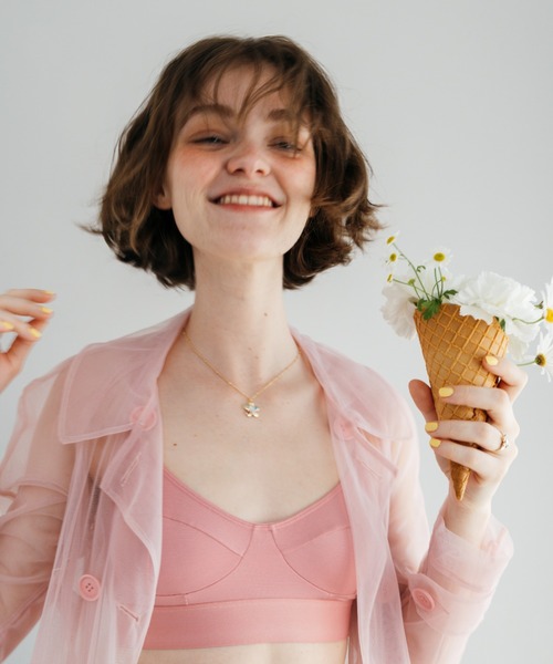 ANU（アヌ）の「joy's flower necklace - ジョイズフラワーネックレス（ネックレス・レディース・シルバー/ゴールド・FREE）」の4枚目の写真