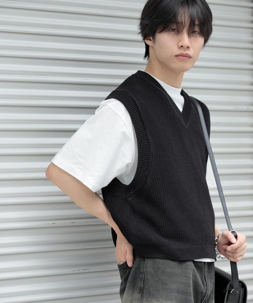 センソユニコ⭐新品⭐春のニットベスト SENSE OF PLACE by URBAN RESEARCH（センスオブプレイスバイ