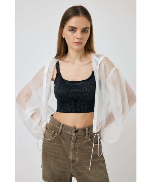 MOUSSY（マウジー）の「BOXY BRA トップス（ブラジャー・レディース・ブラック/ブラウン/ライトグレー・FREE）」の5枚目の写真