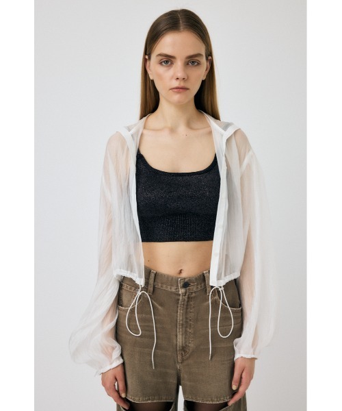 MOUSSY（マウジー）の「BOXY BRA トップス（ブラジャー・レディース・ブラック/ブラウン/ライトグレー・FREE）」の6枚目の写真