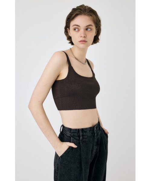 MOUSSY（マウジー）の「BOXY BRA トップス（ブラジャー・レディース・ブラック/ブラウン/ライトグレー・FREE）」の18枚目の写真