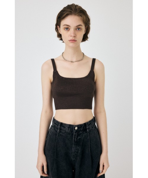 MOUSSY（マウジー）の「BOXY BRA トップス（ブラジャー・レディース・ブラック/ブラウン/ライトグレー・FREE）」の19枚目の写真