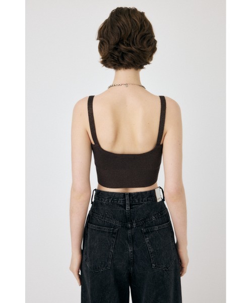 MOUSSY（マウジー）の「BOXY BRA トップス（ブラジャー・レディース・ブラック/ブラウン/ライトグレー・FREE）」の21枚目の写真