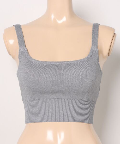 MOUSSY（マウジー）の「BOXY BRA トップス（ブラジャー・レディース・ブラック/ブラウン/ライトグレー・FREE）」の4枚目の写真