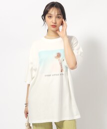 Cutie Blonde | 【接触冷感】ゆるっとが今年らしい プリントBIG Tシャツ(Tシャツ/カットソー)