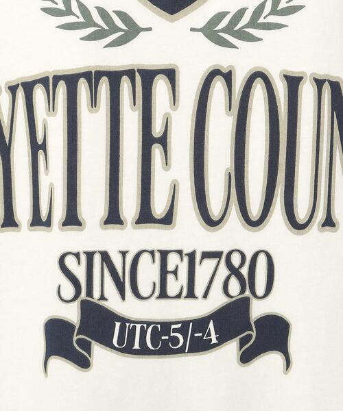 Cutie Blonde（キューティーブロンド）の「◆ゆるっとが今年らしい プリントBIG Tシャツ（Tシャツ/カットソー・レディース・チャコール/ホワイト系その他/ホワイト系その他3/ベージュ系その他5/ホワイト系その他6/ホワイト系その他7/ネイビー系5/ブラック系4・00）」の17枚目の写真