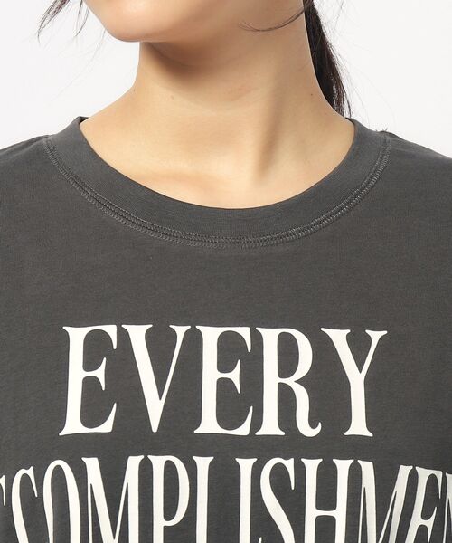 Cutie Blonde（キューティーブロンド）の「◆ゆるっとが今年らしい プリントBIG Tシャツ（Tシャツ/カットソー・レディース・チャコール/ホワイト系その他/ホワイト系その他3/ベージュ系その他5/ホワイト系その他6/ホワイト系その他7/ネイビー系5/ブラック系4・00）」の12枚目の写真