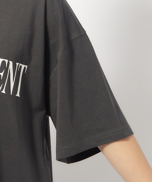 Cutie Blonde（キューティーブロンド）の「◆ゆるっとが今年らしい プリントBIG Tシャツ（Tシャツ/カットソー・レディース・チャコール/ホワイト系その他/ホワイト系その他3/ベージュ系その他5/ホワイト系その他6/ホワイト系その他7/ネイビー系5/ブラック系4・00）」の13枚目の写真